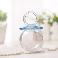 Boîte de rangement pour bonbons en forme de sucette HLC, boîte cadeau DIY, boîte à chocolat pour baby shower, baptême de bébé, cadeaux pour nouveau-nés