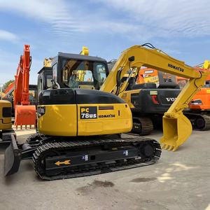 Excavatrice sur chenilles Komatsu PC78US d'occasion, faible nombre d'heures de fonctionnement, bon état, 7 tonnes, compacte, hydraulique - Product Image 4