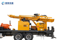 Plateforme de forage diesel montée sur camion Frontier CRL200 avec moteur et pompe, profondeur de forage de 200 m pour le forage de puits d'eau