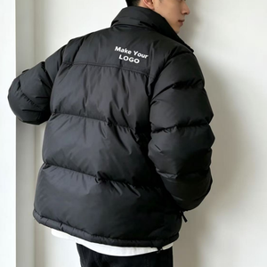 Giacca Invernale da Uomo di Lusso The Jacket For North City con Cappuccio, Design Crop Top, Personalizzabile, Impermeabile, Finitura Liscia Lavata - Product Image 5