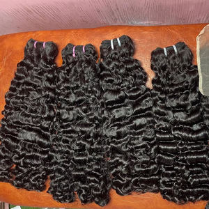 ผมต่อแบบลอนลึกแบบหลวมๆ ขายส่ง ผมบราซิลแท้ 100% ขนาด 10 นิ้ว - Product Image 2