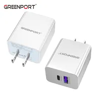 Super PD Dual Port USB Wall Charger, Type C Fast Charging