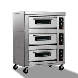 Commercial Pizza Baking Oven Bakery Machine Widely Used Electric Fast Food Gas Pizza Oven