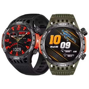 Drioshipping Men Hd Calling Waterproof <b>Smart</b> <b>Watch</b> With Compass Sos Flashlight Mate Outdoor Sport Electronic Smartwatches - Product Image 1