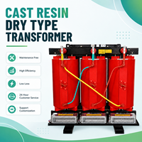 Transformateur triphasé sec en résine époxy 10 kV 380 V sur mesure pour postes de transformation intérieurs