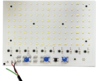 Panneau LED haute luminosité DOB MCPCB pour projecteur, anti-surtension, large plage de tension, pour éclairage de jardin et de stade
