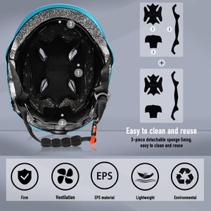 Cascos <span class=keywords><strong>de</strong></span> Protección a Prueba <span class=keywords><strong>de</strong></span> Golpes para Ciclismo, Patinaje sobre Ruedas y Bicicleta <span class=keywords><strong>de</strong></span> <span class=keywords><strong>Montaña</strong></span>, para Principiantes, Unisex, para Deportes al Aire Libre - Product Image 2