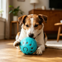 Balle de Luxe Automatique Moderne pour Animaux de Compagnie, Jouet à Mâcher en Plastique pour l'Auto-Entretenement, Article Tendance TikTok, Balle de Tirage Durable pour Chiens et Chats