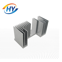 Radiateur industriel 6063 OEM, dissipateur de chaleur LED personnalisé, dissipateur de chaleur carré en aluminium, service de traitement CNC