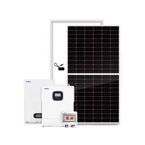 US-Standard 5 kW Off-Grid-Solarstromsystem Solarsystem mit Solarpanel Solargenerator Solarpanel mit Batterie und Wechselrichter
