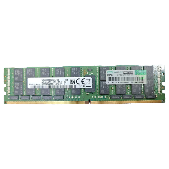 PN: 340759-091 Original Sam Sung Rams ECC DDR4 64GB 2666Mhz 4DRX4 LDIMM Not Refurbished in Stock Server Memory M386A8K40BM2-CTD