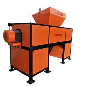 Efficient <b>Fishnet</b> Shredding Machine Double Shaft Semi-Automatic Electric 1000 Kg Hr Plastic Crushing Machine for Plastic Waste - Product Image 1