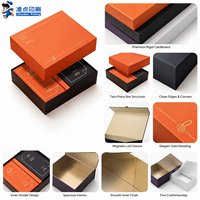 Boîte en carton ondulé rigide pratique pour l'emballage de produits de vente en ligne, impression personnalisée, styles multiples