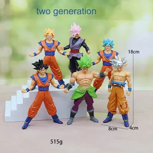 Atacado Coleção Personalizada 3D Anime Dragonball Figuras De Ação Son Goku Figura Super Saiyan Dragão Figuras De Ação