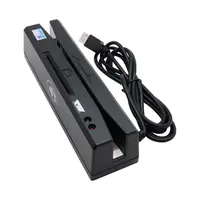ZCS160-lector de tarjetas 4 en 1, lector de tarjetas RFID, USB 123, tres pistas, banda magnética, escritor y IC