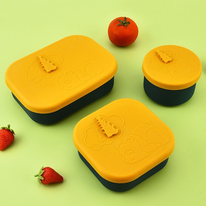 <span class=keywords><strong>กล่อง</strong></span>ข้าวซิลิโคนเก็บความร้อน ฝาปิดทรงกลม พร้อมกล่องซิลิโคนเก็บอาหารสด ขายส่งจากผู้ผลิต - Product Image 1