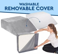 Oreiller orthopédique de soutien des jambes pour lit de conception ergonomique, coussin en mousse à mémoire de forme réglable de Posture écrasé