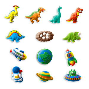 الاطفال ديناصور الجص لوحة يدوية الجص العفن الأشكال الديناصورات اللوحة رسمت مجموعة لعب الجص ديناصور خربش لعبة للأطفال - Product Image 3