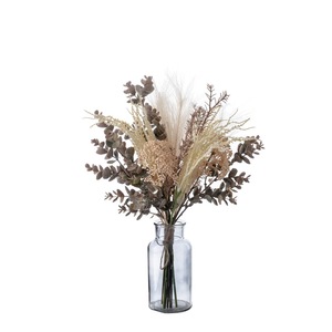 Bouquet de fleurs sauvages artificielles CallaFloral, aspect séché, décoration intérieure, arrangement de mariage, décoration murale, artisanat - Product Image 5