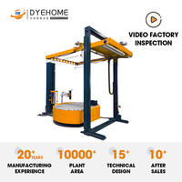 Machine d'emballage de palettes en ligne 380V/50Hz avec distributeur de feuille supérieure, directement de l'usine |   Fabricant de film étirable pour palettes de haute qualité