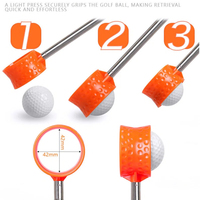 Outil de ramassage de balles de golf télescopique portable réglable durable Ramasseur de balles de golf OEM ODM Accessoires de golf