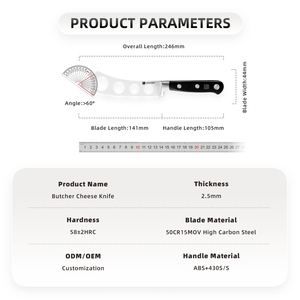 <span class=keywords><strong>Cuchillo</strong></span> de Cocina de 5 Pulgadas, Acero al Carbono 50Cr15MoV, Dureza HRC, Afilado, Resistente al Óxido, Seguro <span class=keywords><strong>para</strong></span> Alimentos, Fácil de <span class=keywords><strong>Limpiar</strong></span>, <span class=keywords><strong>para</strong></span> Uso Doméstico y Comercial - Product Image 4