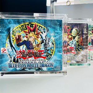 SHP personnalisé yu-gi-oh cartes à collectionner vitrine en acrylique Yu-Gi-Oh légende des <span class=keywords><strong>yeux</strong></span> bleus boîte de booster de <span class=keywords><strong>dragon</strong></span> <span class=keywords><strong>blanc</strong></span> étui en acrylique - Product Image 6
