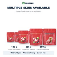 MOQ 1000 pièces Emballage en Mylar Impression numérique Emballage refermable Sachets d'emballage flexibles