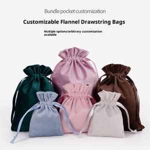 Bolsas de Terciopelo con Cordón al por Mayor, Bolsas de Terciopelo Personalizadas para Joyería, Bolsas de Regalo, Bolsas de Almacenamiento Suaves para Accesorios - Product Image 1