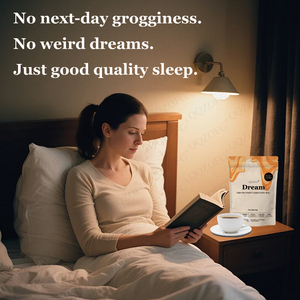 Pas cher, sans effet somnolence le lendemain. Pas de rêves étranges, juste un sommeil de bonne qualité pour améliorer l'humeur nocturne – Mélange en poudre pour homme et femme - Product Image 5