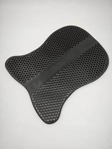 Almohadillas para Sillas de Montar Hechas a Medida, Almohadilla de Gel de Silicona Antideslizante de Piel de Oveja, Previene el Dolor de Espalda en Caballos, Almohadilla Negra con Malla Hexagonal - Product Image 2