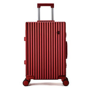 RTS Bulk Wedding Luggage <b>Suitcase</b> Travel Luggage With 4 Spinner Wheels 20 24 26 28 Inch Custom Lightweight Aluminum - Product Image 1