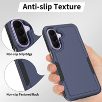 Coque de protection pour téléphone portable Samsung Galaxy A27 PC TPU 2 en 1 antichoc