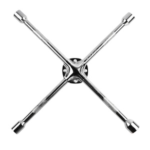 Clé à écrous croisée 14/18 pouces, clé de secours pour pneus de voiture, clé à douille ergonomique pour démontage de roues de véhicule - Product Image 4