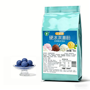 Poudre de crème glacée instantanée au chocolat, goût riche en beurre de cacao, sac de 1 kg, commande en gros pour restaurants, livraison rapide, haute qualité - Product Image 1