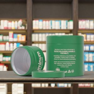 Eco-Friendly Aluminum Jar Tin <b>Container</b> for Tooth <b>Tablets</b> Packaging 120ml Metal Jar with Double Wall Cap - Product Image 1