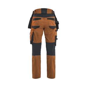 BLAKLADER - 717011494099D20 Pantalones artesanos para mujer en 2 vías elásticos Rust/Black-PANTALÓN DE TRABAJO EAN 7330509952047 - Product Image 2