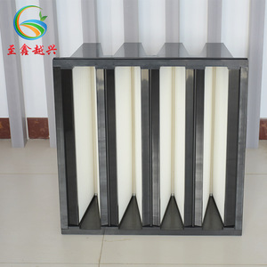 ยูเอ็กซ์ซิง ฟิลเตอร์กรองอากาศ V Bank รุ่น 595W*595H*292 สำหรับใช้ในห้องคลีนรูม - Product Image 1