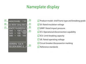 <span class=keywords><strong>Schneider</strong></span> ใหม่ LV432876 <span class=keywords><strong>C63F32D630</strong></span> MCCB ตัวตัดวงจร MIC2.3 NSX630F 630A 3P F NSX630N MIC2.3 630 3P F LV432893 C63N32D630 MCCB - Product Image 5