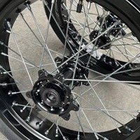 Kit de roues Surron Ultra Bee de 17 pouces, remplacement, jantes en aluminium CNC 7075, moyeu en aluminium, 100/80-17 130/70-17, moto tout-terrain