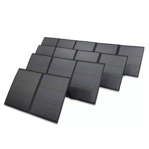 แผงโซลาร์เซลล์แบบพับได้ขนาด 120W 200W โมโนคริสตัลไลน์ สำหรับใช้กับสถานีพลังงานสำหรับตั้งแคมป์และกิจกรรมกลางแจ้ง - Product Image 2