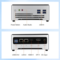KTB 620 6U Mini PC SSD Linux/Windows 7/8/10 2 * DDR4 SODIMM NUC Home Office Business Mini Pc pequeña computadora de escritorio