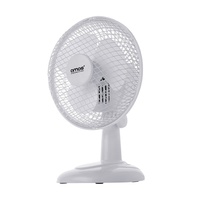 Haute qualité 6 pouces Portable ventilateur de bureau électrique ménage silencieux ventilateur de refroidissement par Air contrôle mécanique à deux vitesses en plastique