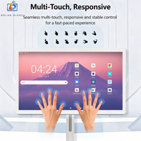 Afficheur numérique intelligent Bolan de 32 pouces, écran tactile 10 points, système d'exploitation Android, point d'accès Wi-Fi intégré, CMS intégré, portable pour une utilisation en intérieur/extérieur