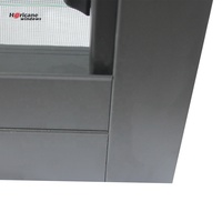 Stores à lamelles sur mesure en aluminium avec cadre en aluminium et verre fixe pour fenêtres à lamelles de maison