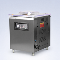 Machine d'emballage sous vide haute performance DZ-520 avec bac profond et spacieux, idéale pour les marchandises épaisses et volumineuses, et permettant de produire plusieurs sachets par cycle.