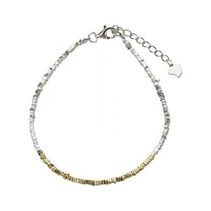 Ensemble de Bijoux Fins de Luxe pour Femme, 100% Véritable Argent <span class=keywords><strong>Sterling</strong></span> 925, Géométrique Vintage, Perles Argentées et Dorées, Colliers et Bracelets - Product Image 2