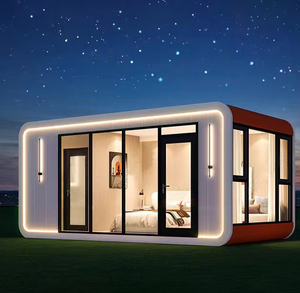 Casas Contenedor Prefabricadas <span class=keywords><strong>de</strong></span> Diseño Moderno, Certificación CE, Sistema <span class=keywords><strong>de</strong></span> Energía <span class=keywords><strong>de</strong></span> Alto Voltaje, Paneles Solares Opcionales, Baño - Product Image 3