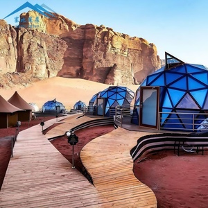 High Quality Outdoor Luxury Glamping <b>Igloo</b> Glass <b>Dome</b> Tent for Resort With Bathroom DT728 Glamping Tents DT728 DT728 DT728 DT728 - Product Image 4