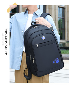 Sac à dos multi-compartiments grande capacité pour le travail et les voyages en extérieur, sac à dos double, sacoche d'ordinateur professionnelle - Product Image 5